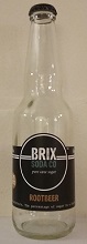 Brix Soda Company Root Beer Bottle