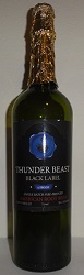 Thunder Beast Black Label Root Beer Bottle