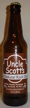 Uncle Scott's Root Beer Bottle