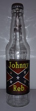 Johnny Reb Root Beer Bottle