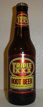 Triple XXX Root Beer Bottle